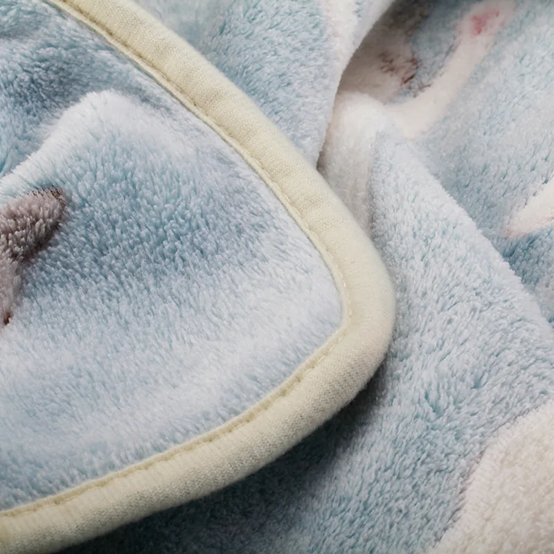 Коралловое Фланелевое Флисовое одеяло для новорожденных 100x150 см|blanket bedding|blanket