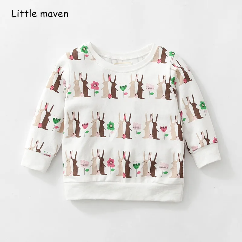 Little maven/Детская Брендовая одежда для маленьких девочек 2018 Новинка осени девушка