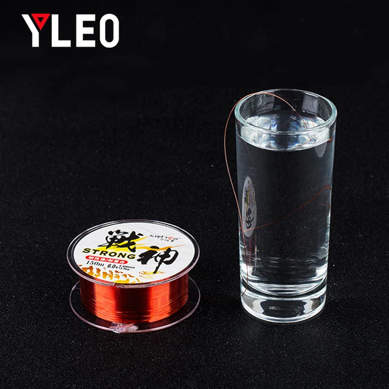 YLEO лучшая нейлоновая леска из мононити 150 м японские рыболовные принадлежности