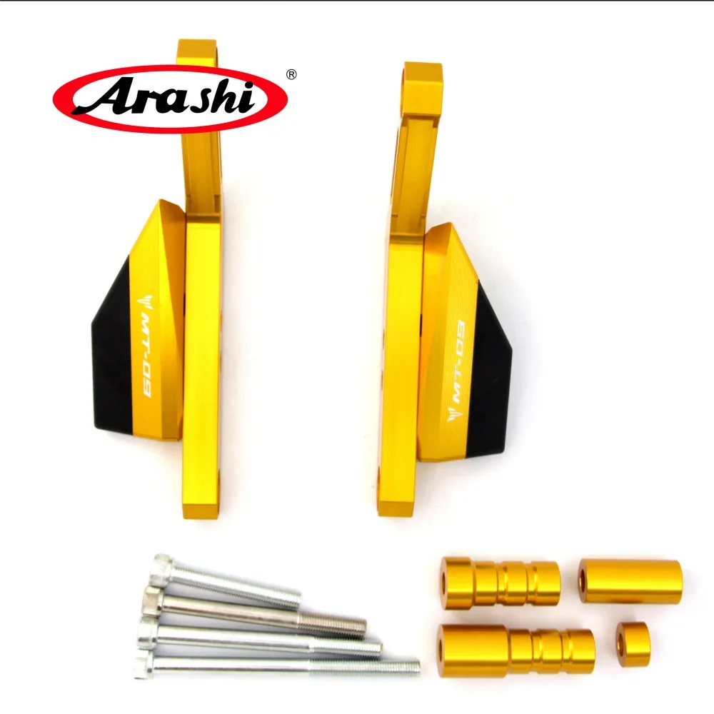 Arashi 1 пара для YAMAHA MT 09 2014 2017 CNC мотоциклетная защитная накладка защиты двигателя от