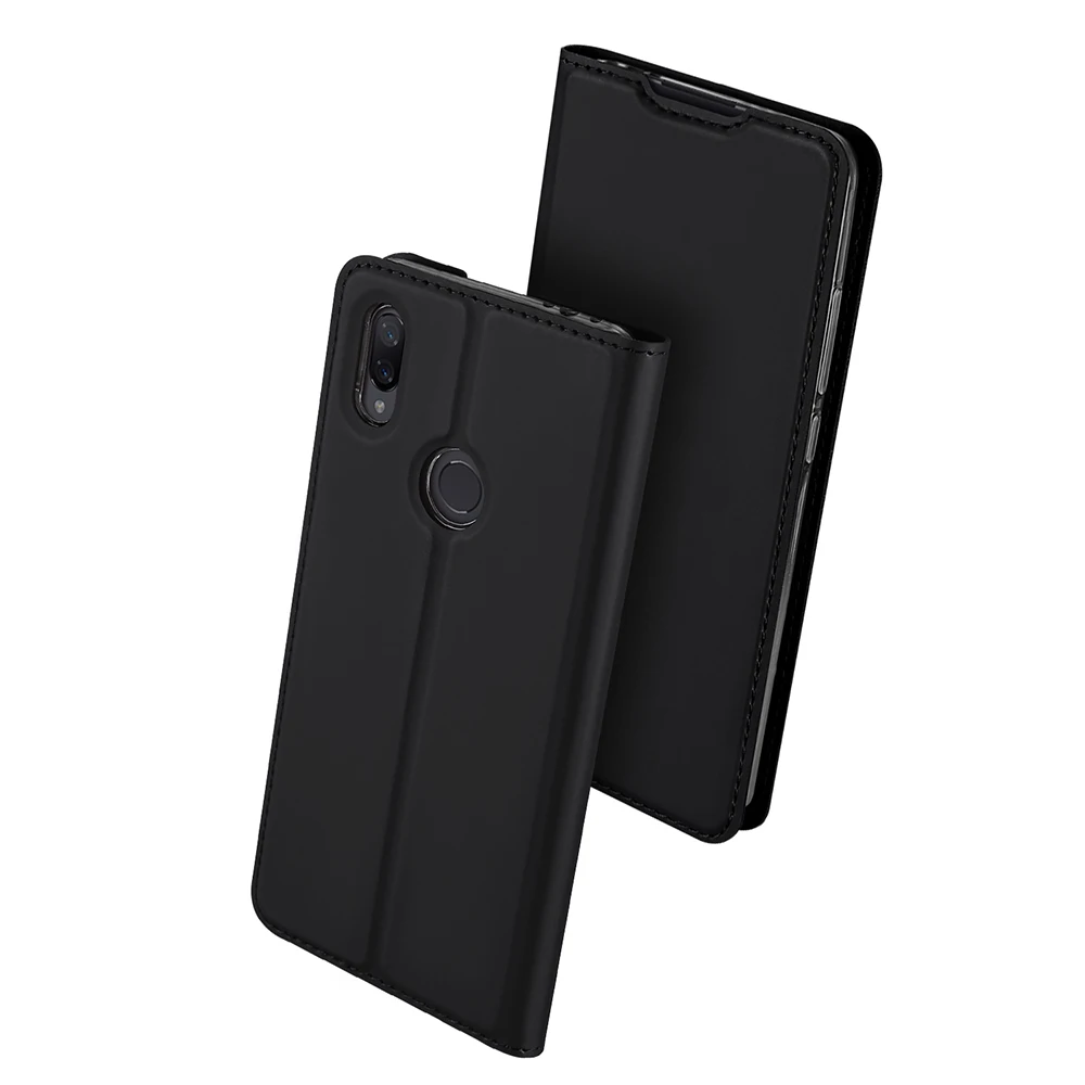 DUX DUCIS для Xiao mi Red Note 7 Чехол Play Роскошный кожаный флип чехол с подставкой
