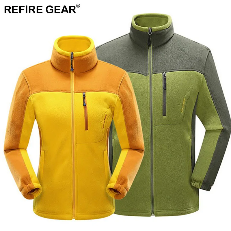 Женская и мужская флисовая куртка ReFire Gear теплая термокуртка для активного отдыха