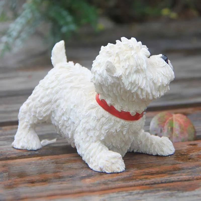 Модель собаки Mnotht 1/6 для Великобритании посмотрите на West Highland Terrier модель из смолы
