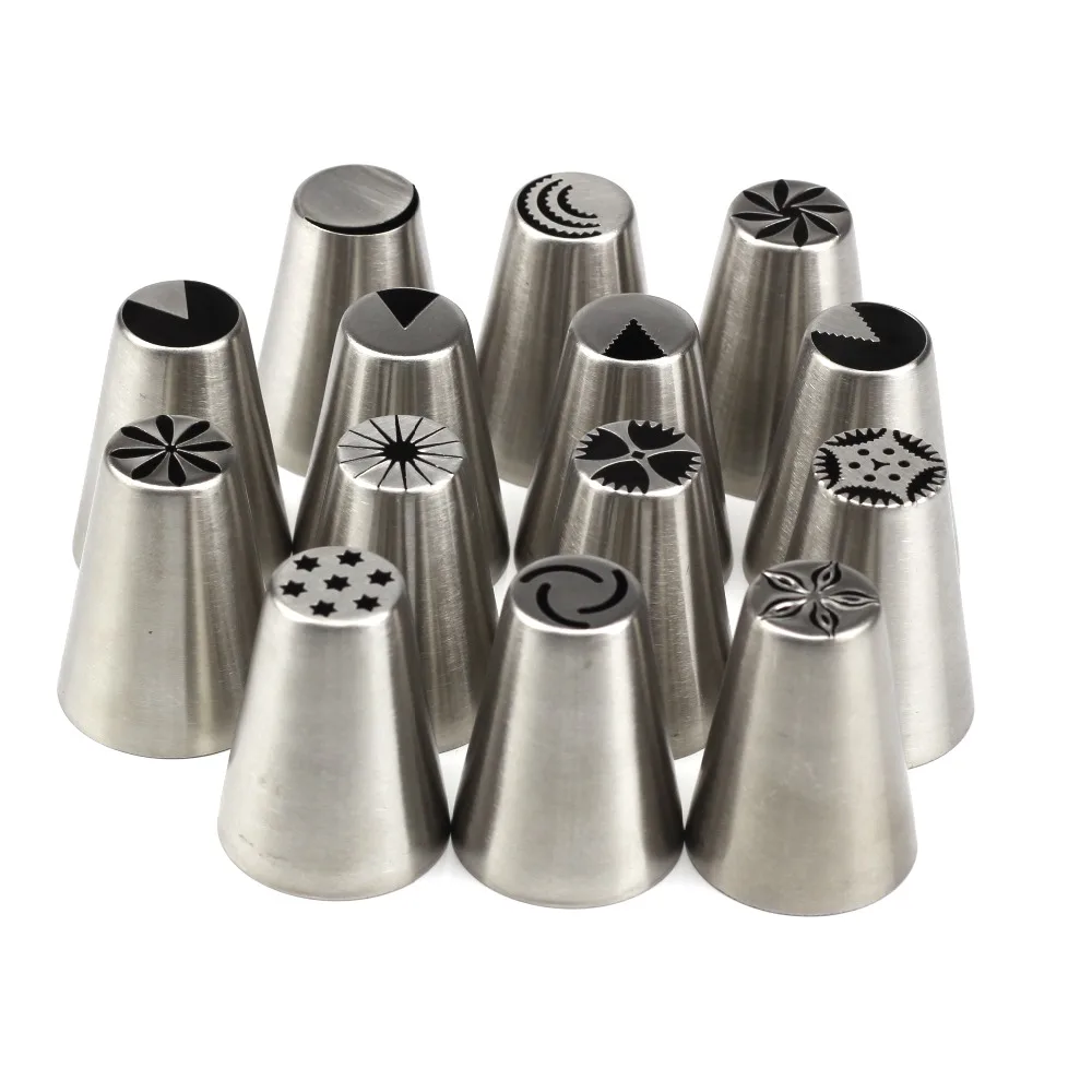 65 шт./компл. насадки для кондитерских изделий из нержавеющей стали|baking tools|nozzles
