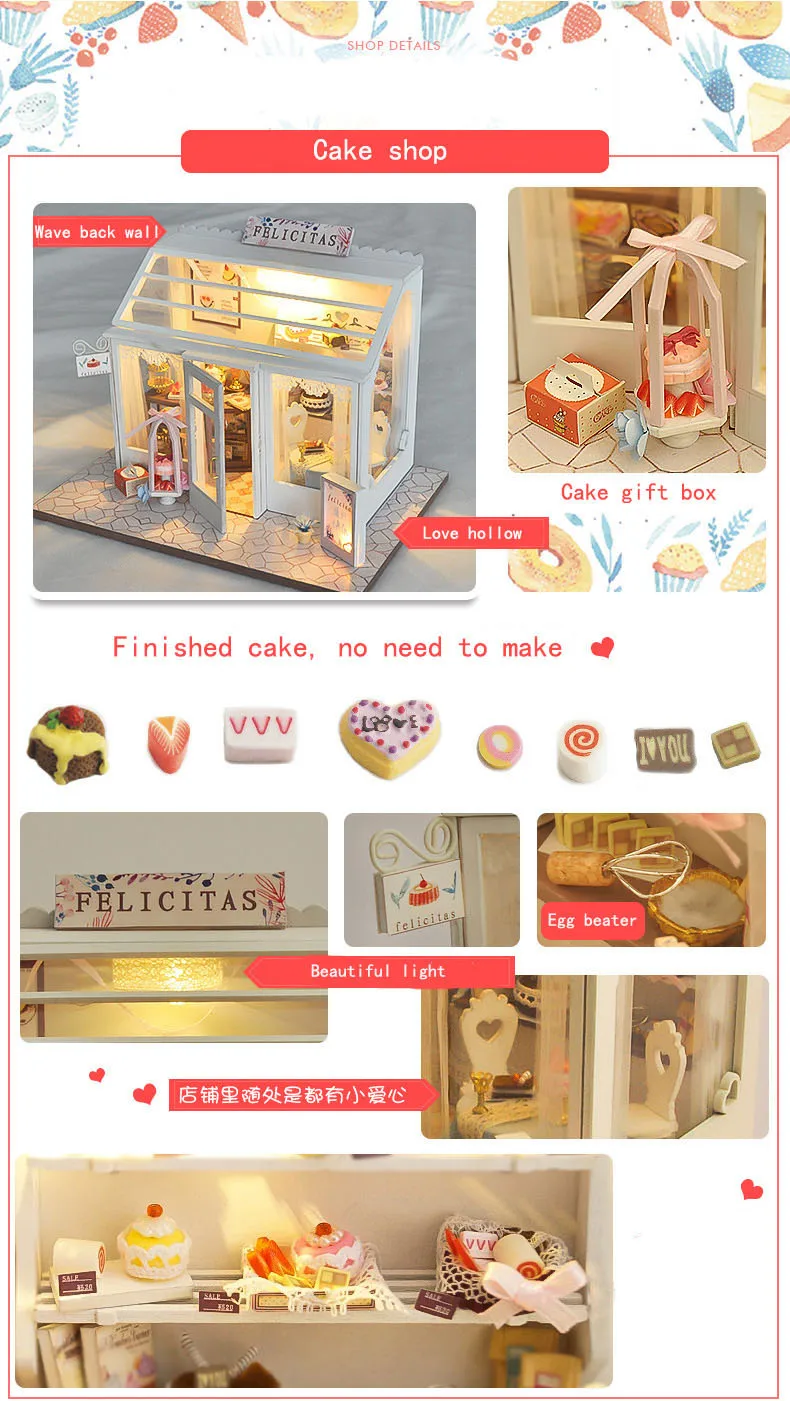 Игрушки для детей кукольный дом Каса Diy Миниатюрный Кукольный домик С Пылезащитным покрытием мебель подарок на день рождения TD24 TD25 TD26