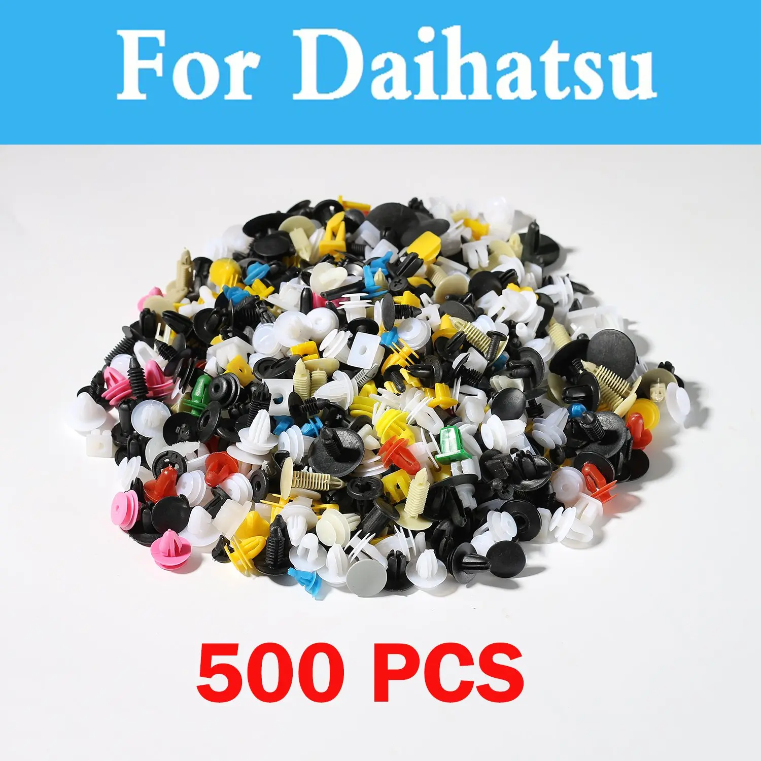 Новинка 500 шт. разнообразные зажимы для бампера фиксаторы с заклепками Daihatsu Trevis Max