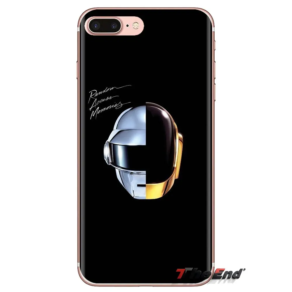 Для Samsung Galaxy S3 S4 S5 Mini S6 S7 Edge S8 S9 S10 Plus Note 3 4 5 8 9 прозрачный мягкий чехол на шлем Daft Punk