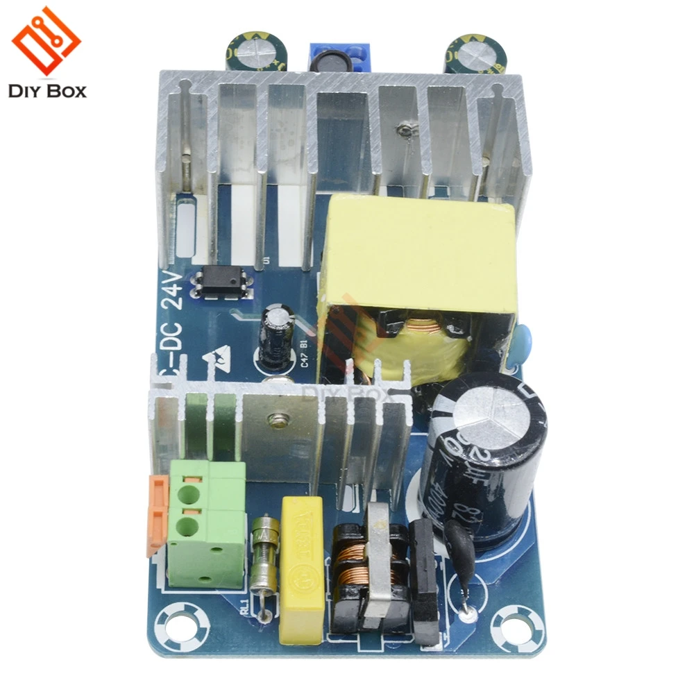 Модуль питания AC 110v 220v to DC 24V 6A To 8A AC-DC импульсный источник питания 6A-8A 50 HZ/60 HZ 100W