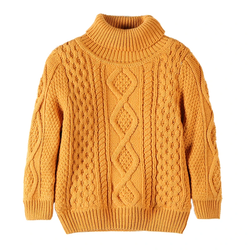 

Baby Clothes O-Neck Warm Sweater Children Toddler Kids Pullovers plush velvet inside Winter Autumn Knit Loose Top for 3-8 years