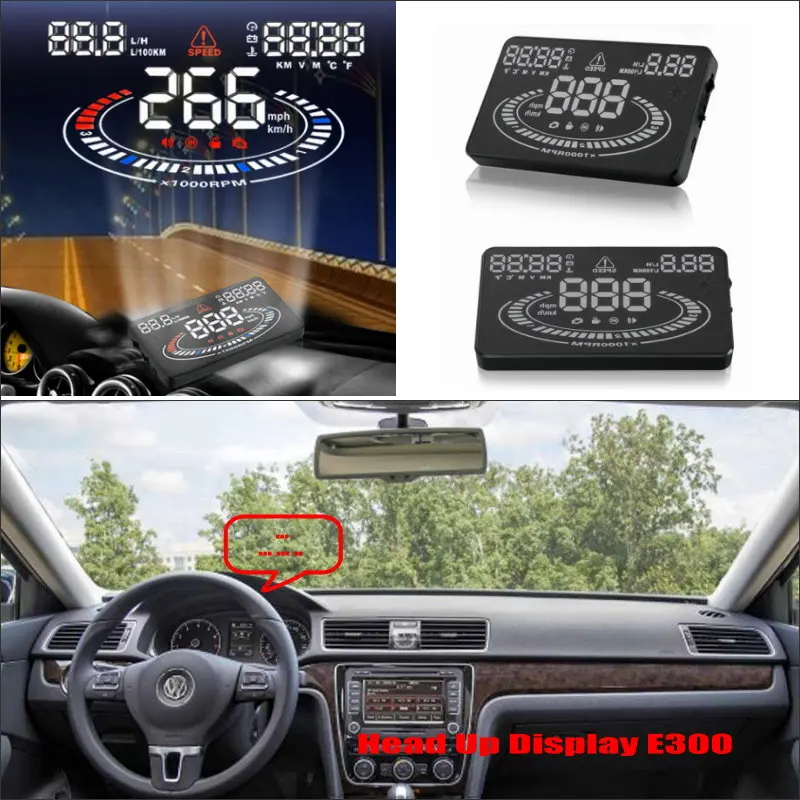 Автомобильный HUD Дисплей для Volkswagen VW Passat B6/B7/CC/Magotan/Sagitar Refkecting лобовое стекло