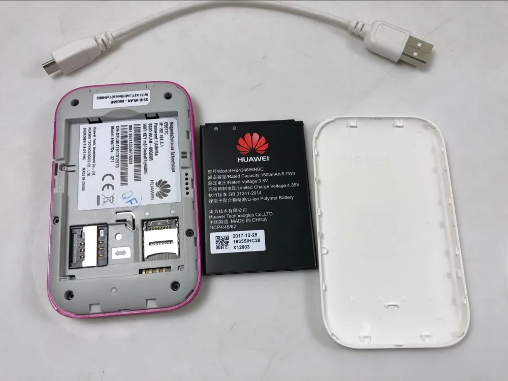 Разблокированный Huawei E5577 4G LTE Cat4 беспроводной роутер Wi-Fi Карманный mifi dongle PK e3276 e5776