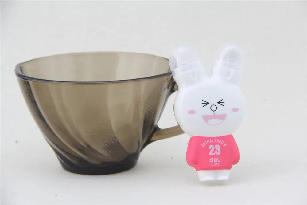 Kawaii канцелярский корректор лента мультфильм кролик коррекция лента фиксируется с двойным ластиком офисные школьные принадлежности коррекция жидкости