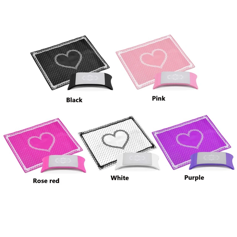 Silicone Cushion Pillow Wrist Pad Nail Art Arm Rest Manicure Table Hand Holder Washable Mat Tools