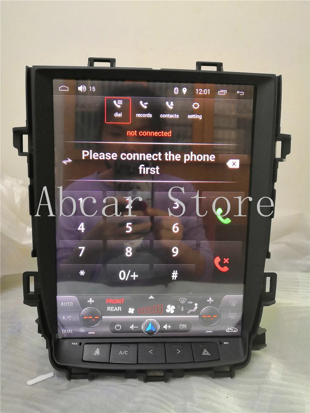 12,1 Tesla стиль Android 7,1 автомобильный dvd-плеер gps навигация для Toyota alphard Vellfire 20 серии 2007- Мультимедиа Радио ips