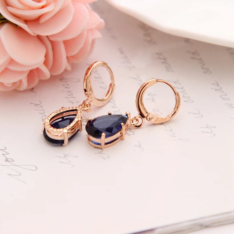 Серьги женские модные циркониевые серьги золотого цвета для вечеринок|pendant