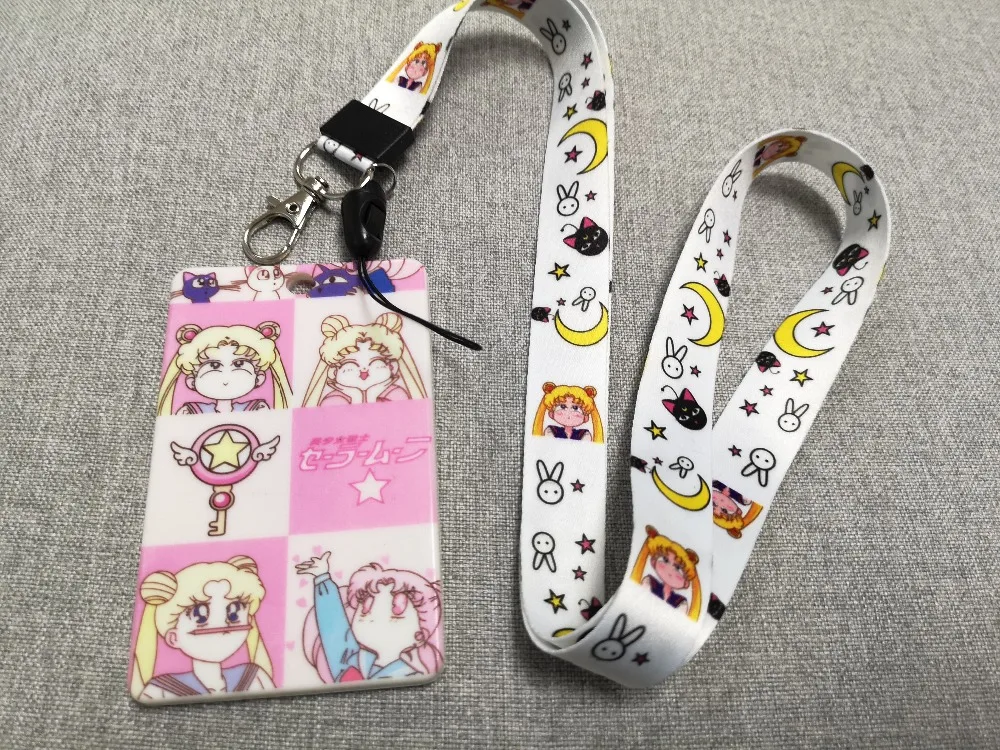 1 шт. мультяшный аниме Сейлор Мун акриловый держатель для карт идентификационный