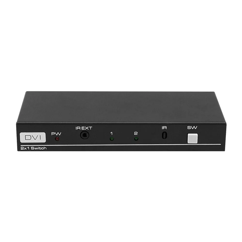 4K 3D 1080P переключатель dvi 2x1 коммутатор адаптер DVI-D гнездовой разъем ИК расширитель