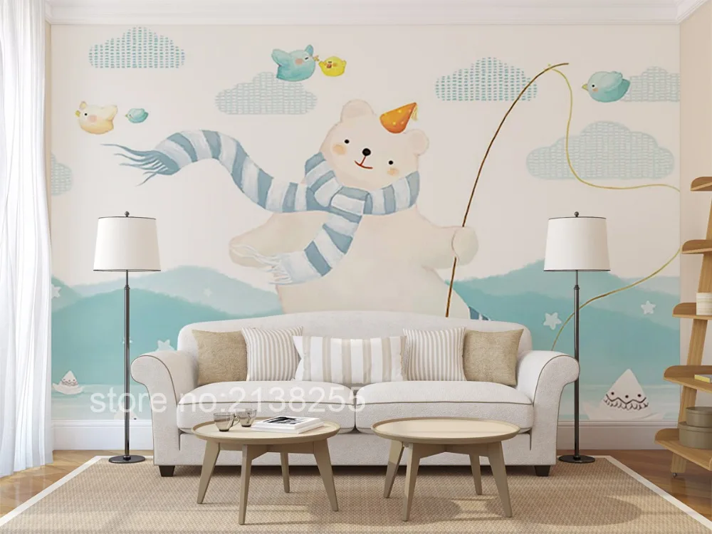 Пользовательские 3d настенные фрески обои для гостиной комнаты домашний Декор