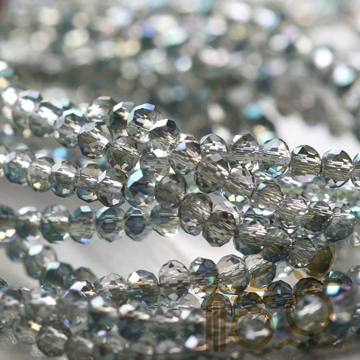 4 мм 6 Кристалл Чешский бисер Rondelle граненый ювелирные изделия кистями серьги Spacer