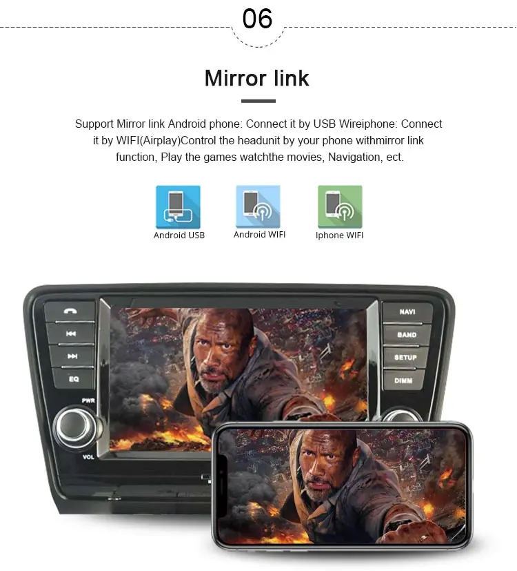 JDASTON Android 8,1 DVD плеер автомобиля для SKODA Octavia 2013 Мультимедиа gps навигации 2 Дин радио ips стерео wi fi SD