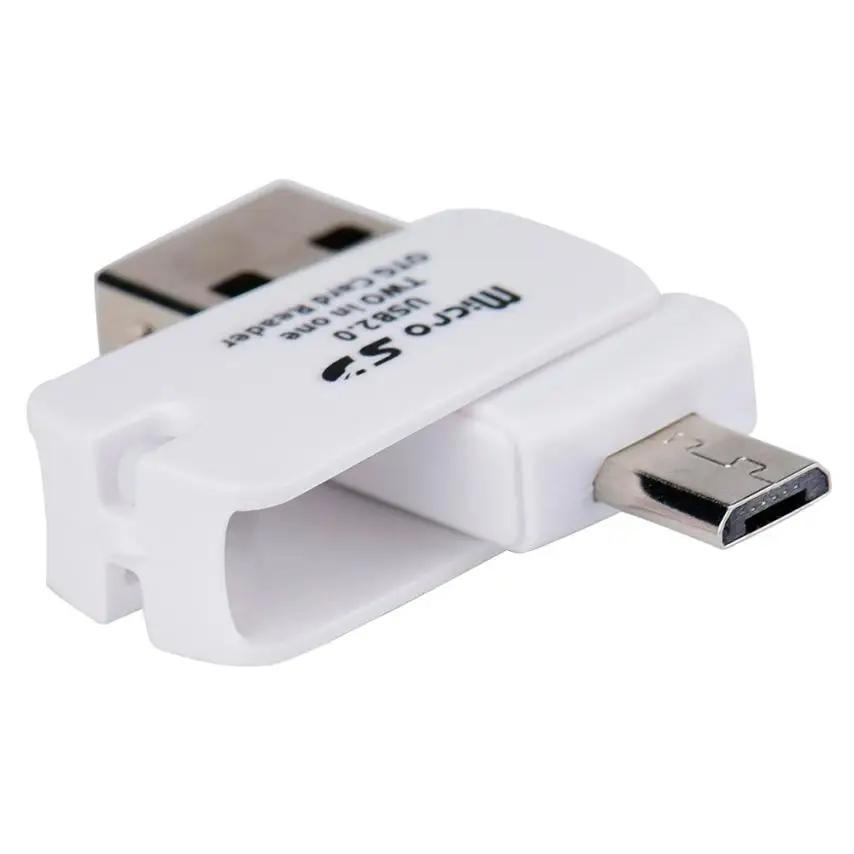 Высокоскоростной мини OTG USB 2 0 Micro SD TF T Flash кард ридер адаптер AU24 Прямая