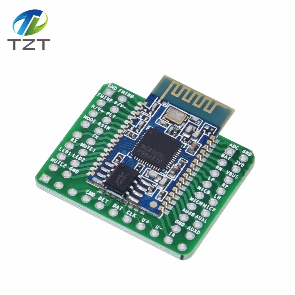 TZT Bluetooth стерео аудио модуль передачи BK8000L AT Commands SPP динамик усилитель