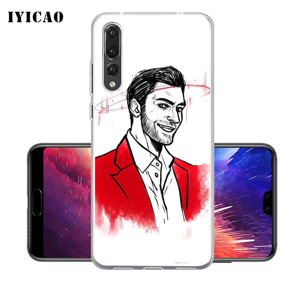 IYICAO Lucifer Tom Ellis TV Show Мягкий силиконовый чехол для телефона Huawei P30 P20 Pro P10 P9 P8 Lite P Smart TPU