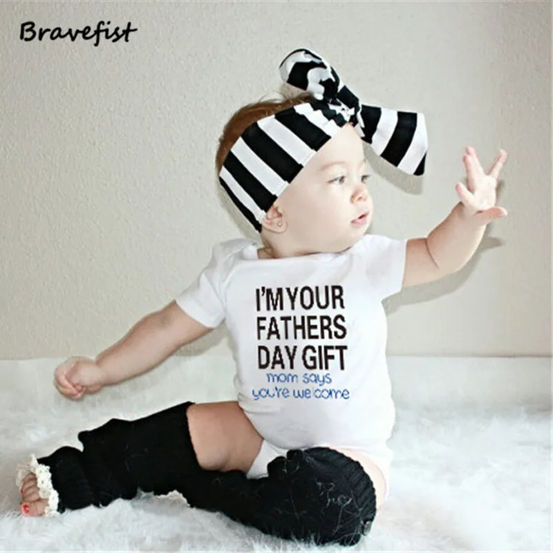 Mono de algod&oacute;n con estampado de letras para reci&eacute;n nacido, mono de manga corta, ropa para ni&ntilde;os, trajes, gran oferta-0