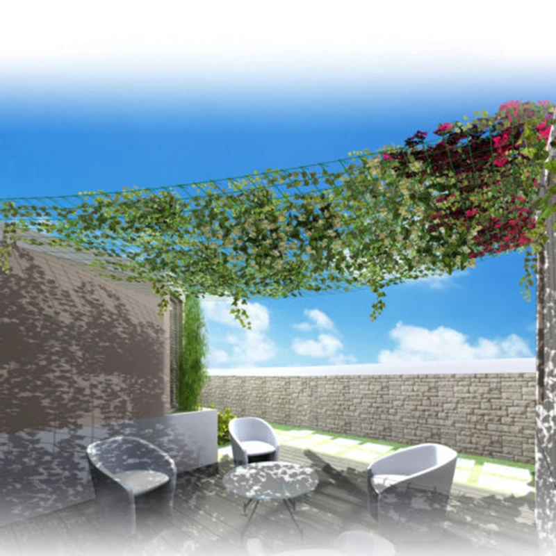 Садовая альпинистская сетка зеленая поддержка для плетения скалолазание