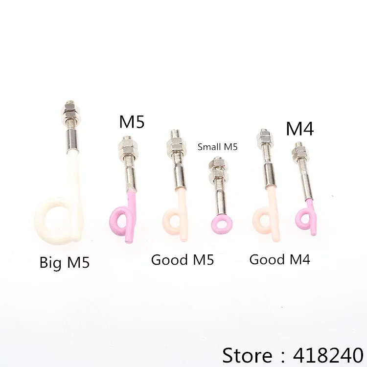 M4 M5 нить через СПИРАЛЬ линия керамическая петля Pigtail текстильные аксессуары