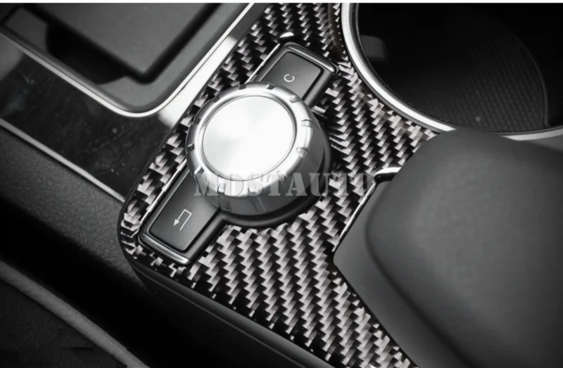 Консоль из углеродного волокна для Benz GLK X204 держатель стакана воды отделочная