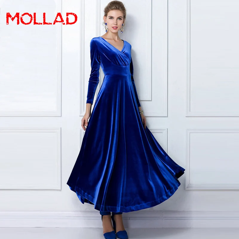 2018 осень-зима платье Для женщин Элегантный Повседневное с длинным рукавом