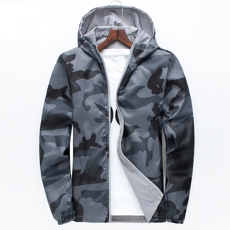 

Jacket Sport Coat Outdoor Ridding Fishing Climbing Running Casual Jacket Double-side Portable Waterproof Coat Jacket For Man