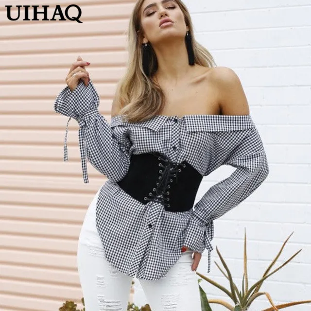 Новая мода осень плед лук Для женщин blusas Лидер продаж кимоно рубашка летние Топы