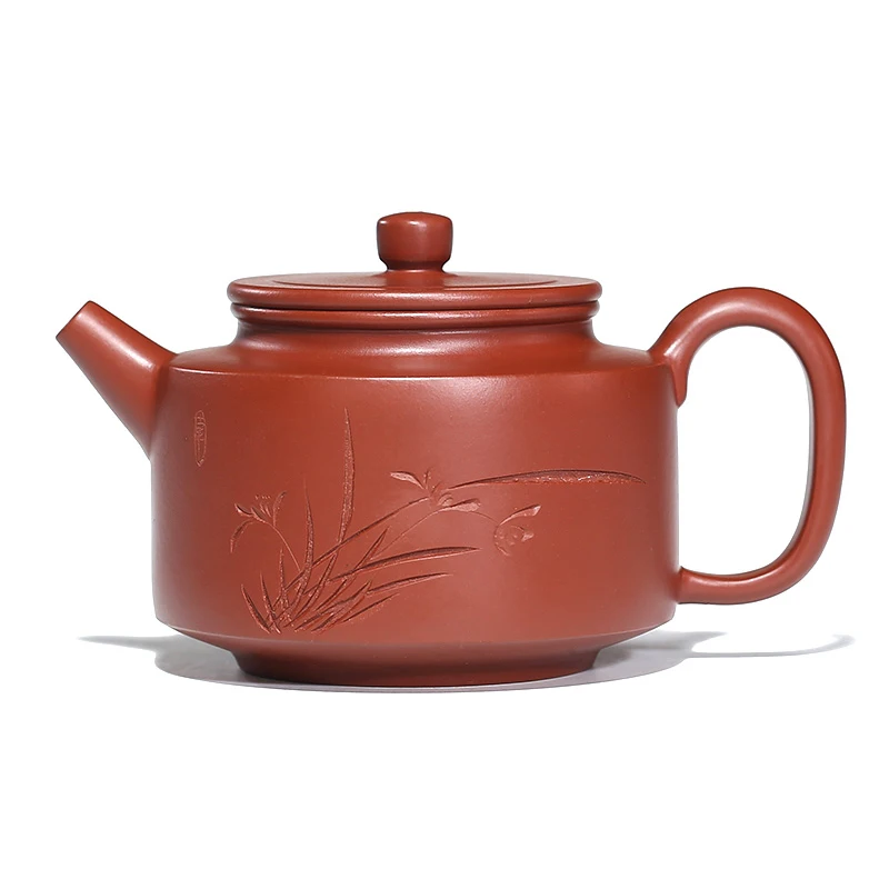 220cc Authentic Yixing Teapot Orchid Fun De Zhong Pot Chinese Purple Clay Tea Set Maker Teaware Vintage Home Decor | Дом и сад