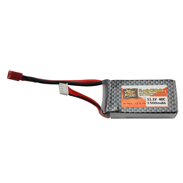1 шт. аккумулятор ZOP Power LiPo 11 В 1500 мАч 3S 40C MAX 60C T разъем для радиоуправляемого