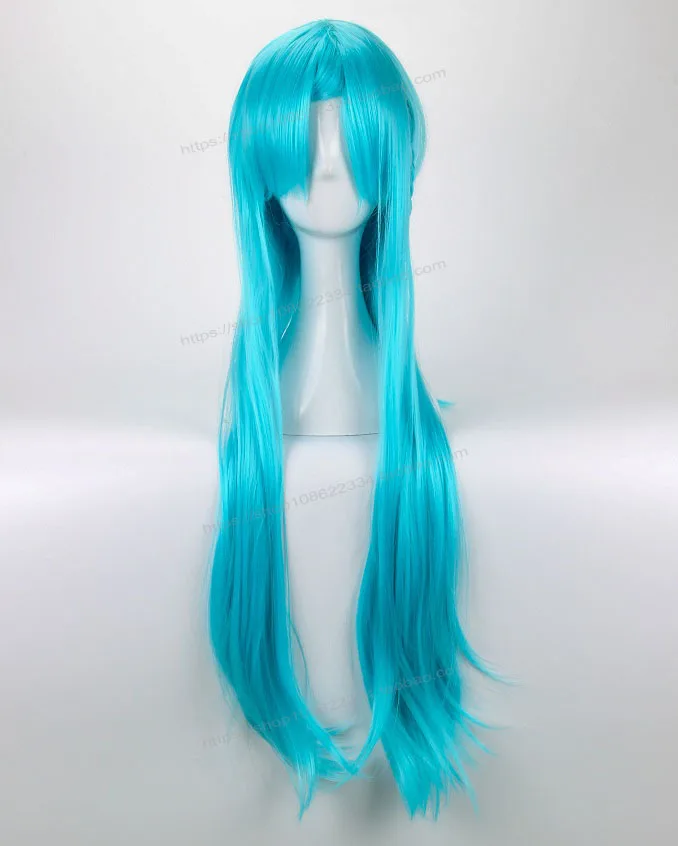 Аниме косплей меч искусство онлайн Юки Асуна синий Hairwear Косплей Хэллоуин ролевые