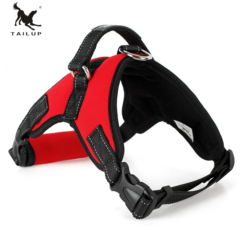 TAILUP S-XXL большая собачья шлейка полиция K9 Коллис ошейник Высокое качество