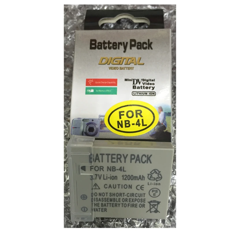 NB 4L nb4lлитиевая батарея аккумулятор для цифровой камеры Canon IXUS 50 55 60 65 80 75 100 I20 110 115