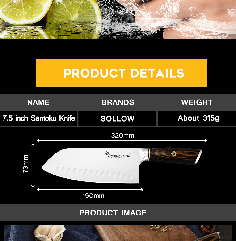 SOWOLL высококачественный разделочный нож 5Cr15, высокопрочные ножи для мясника, шеф-повара, антипригарная цветная ручка, бритва, острое лезвие, Кливер