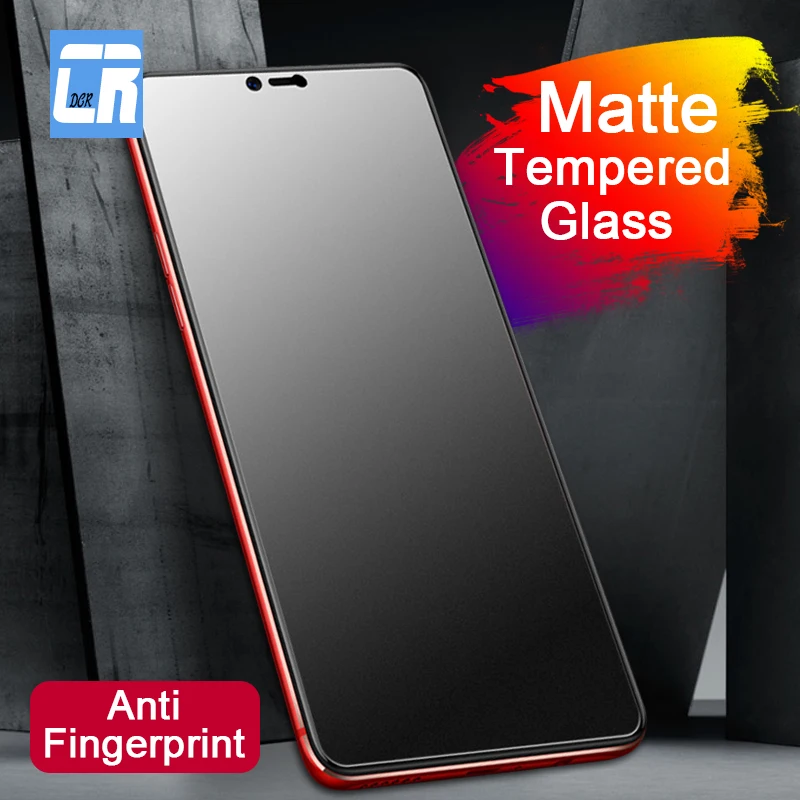 

No Fingerprint Matte Tempered Glass for OPPO R15X R17 F11 Pro F9 R11S A5 A3S A7 A83 A71 Screen Protector Frosted Glass Film
