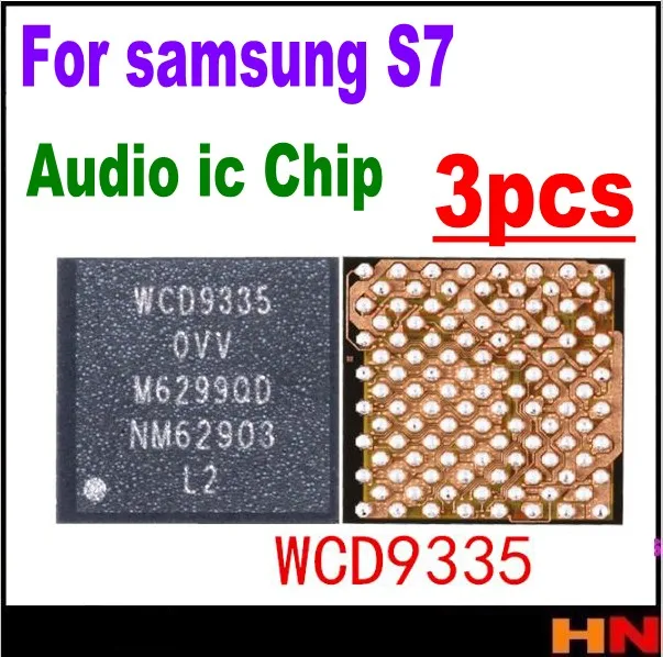 3 шт. WCD9335 для samsung S7 G930F G935F Аудио микросхема|Шлейфы мобильных телефонов| |