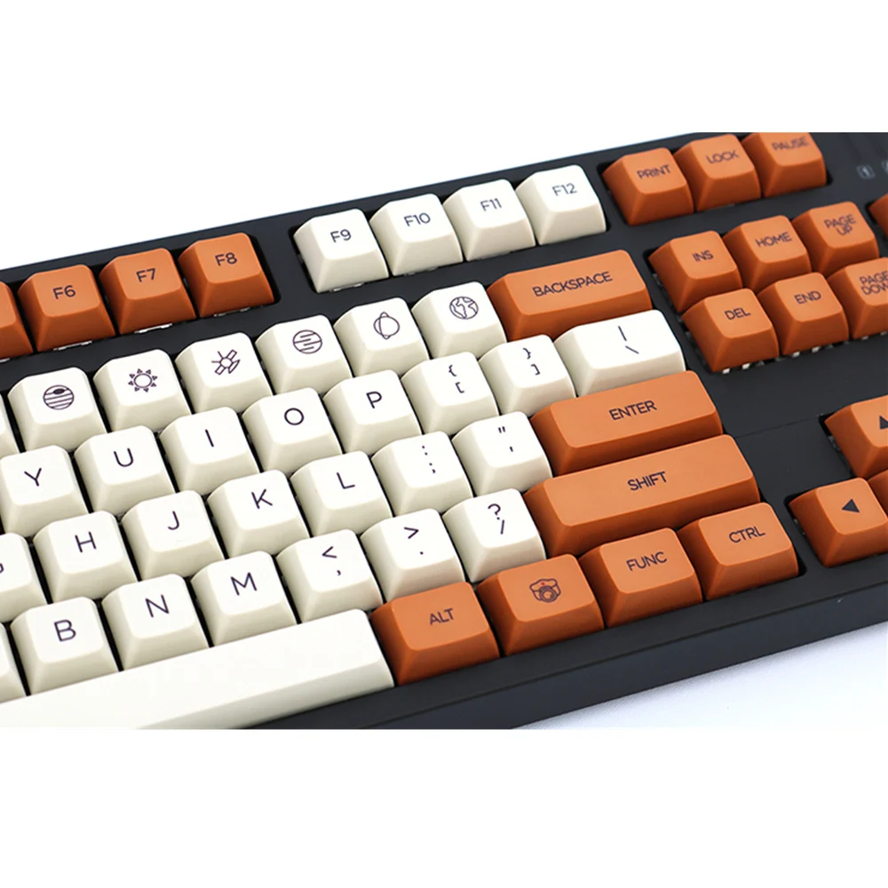 Марс колония профиль XDA keycap 121 ключей сублимируемый краситель для MX Переключатель