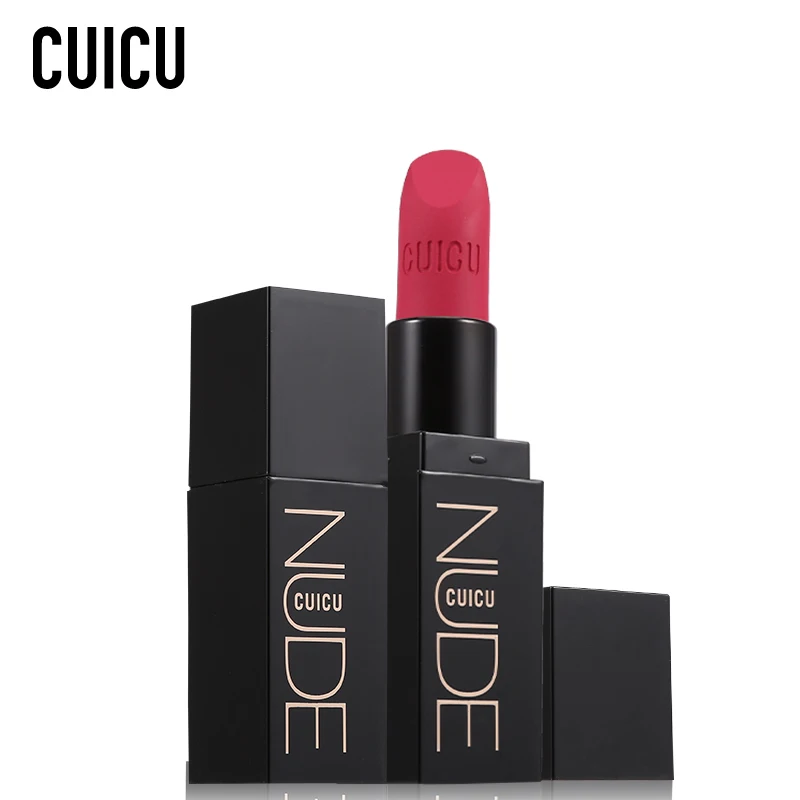 Бренд CUICU набор матовых помад нюдовый макияж бархатные палочки для губ