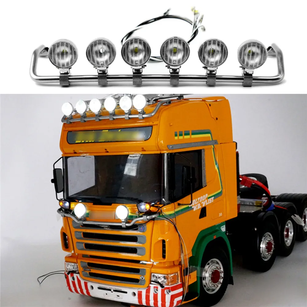 Светодиодный точечный светильник топ для TAMIYA по супер скидке 1/14 Scania R620 R470