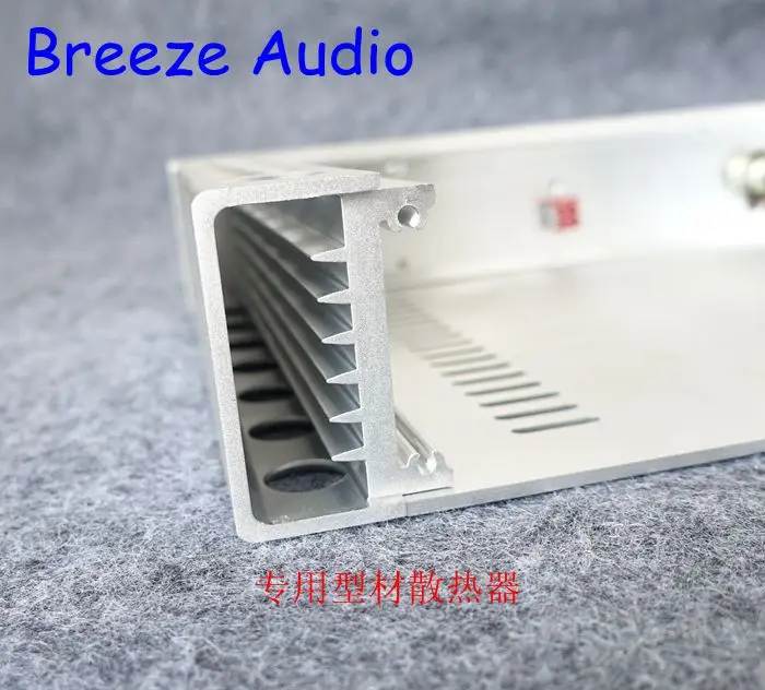 Чехол для усилителя звука Breeze BZ3206A алюминиевый корпус 321*62*230 мм|Усилители
