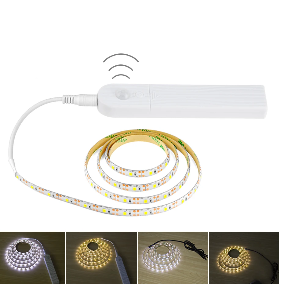 5 в USB кабель датчик движения СВЕТОДИОДНАЯ лента SMD 2835 60 светодиодный s/m