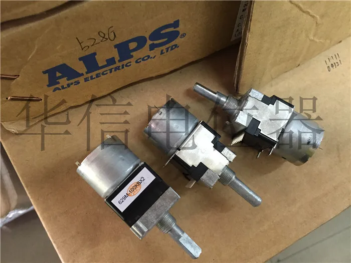 [VK] Oslo VS-8200A amplifier potentiometer ALPS motor B100K double handle 25MMF switch | Обустройство дома
