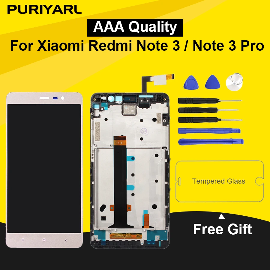 5.5 &quot For Xiaomi Redmi Note 3 Pro 152mm LCD Touch Screen Digitizer Assembly Replacement 150mm Display | Мобильные телефоны и