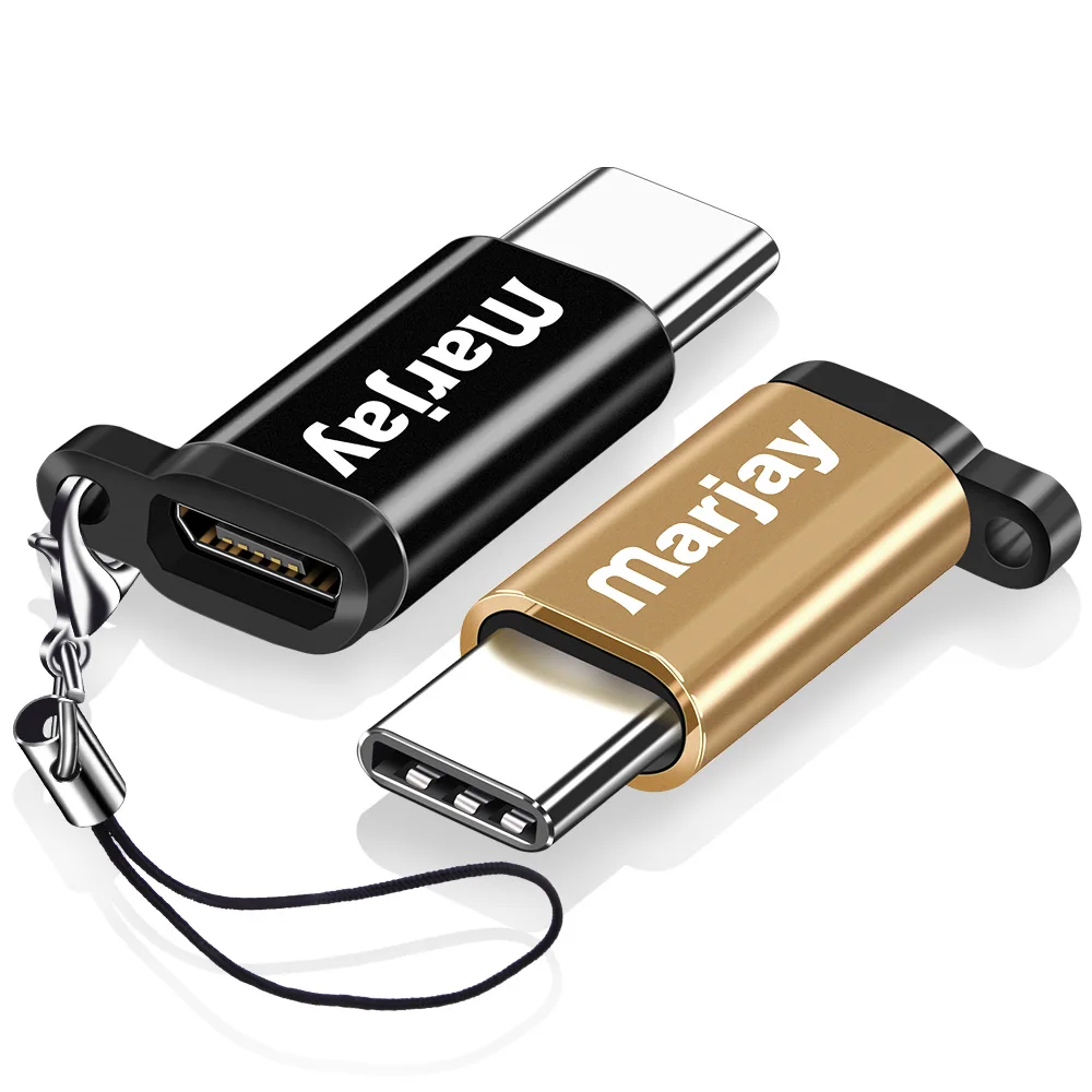 Marjay OTG mini type C Кабель-адаптер для Xiaomi 9 8 USB 3,0 OTG адаптер для samsung S8 S9 S10 USB-c адаптер для huawei P20 lite